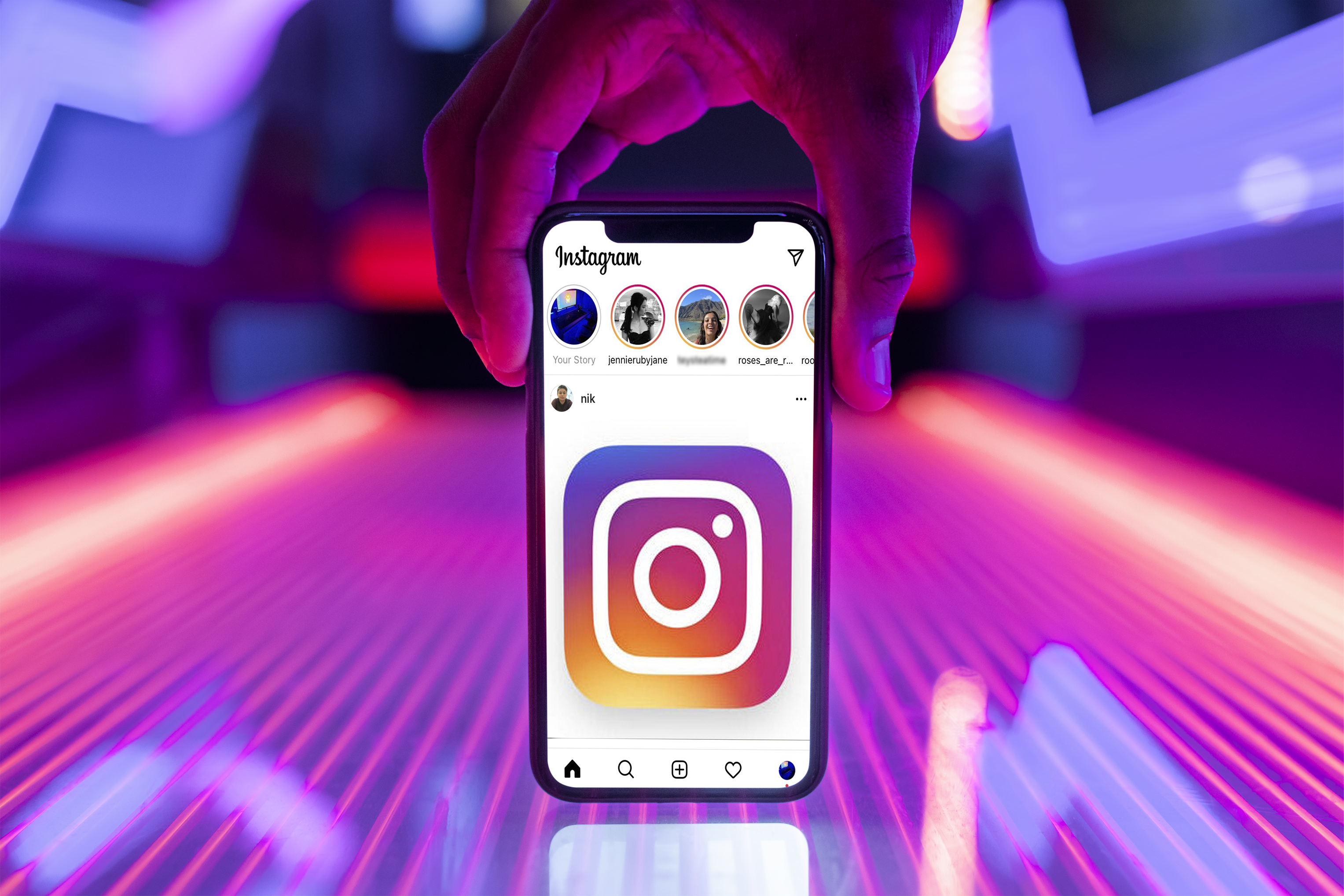 How to switch from a personal account on IG